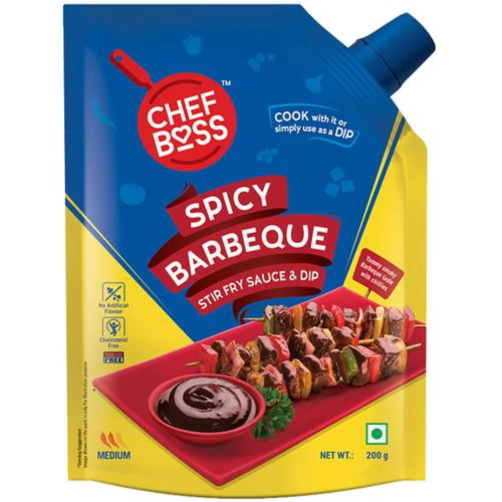 ChefBoss Stir Fry Sauce & Dip - Spicy Barbeque, 200 g-1.webp